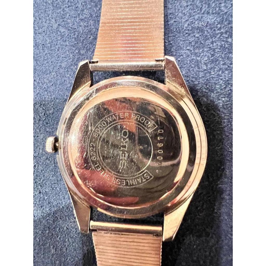 Used Superb beauty 60's Seiko Skyliner manual wind rare script logo BAMBI belt
