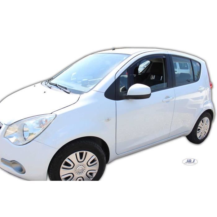 Déflecteurs d'air - J&J AUTOMOTIVE - Opel Agila - Fumé - Acrylique renforcé - Installation facile