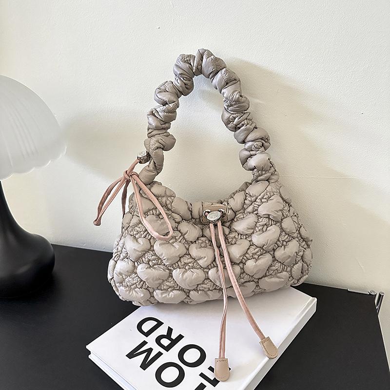 New Bubble Pleated Bag Women's New Foreign Style Underarm Bag Personalized Commuting Shoulder Messenger Bag