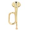 C Key Spanish Bugle Brass Cavalry Trumpet Blowing Pipe Instrument 11cm Diameter 34cm Height Mouthpie