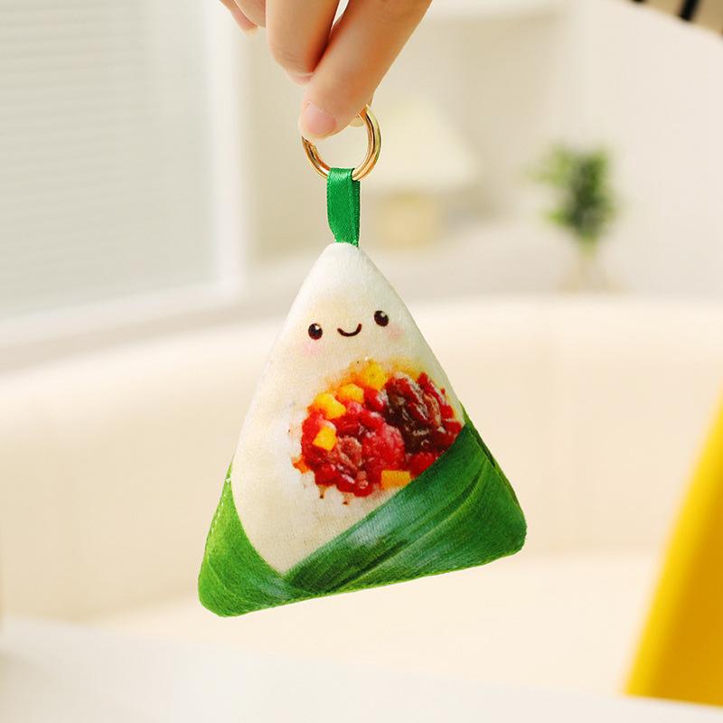 Dragon Boat Festival Gifts Simulated Zongzi Pillow Toys Egg Yolk Zongzi Meat Zongzi Small Toys Company Holiday Event Gifts