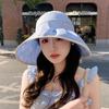 Summer Double-sided Can Wear Sunshade Sunscreen Breathable Large Brim Bucket Hat Women