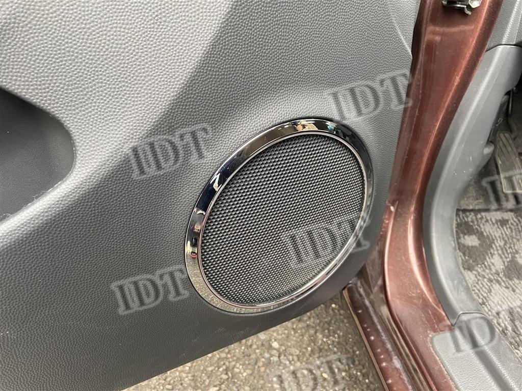 IDT Lapin HE22S Front Door Speaker Ring Covers of with Mini Cloth and Interior Custom Interior (Set 2) (Left Right) - Bezels, Panels, Parts, Dress-Up,