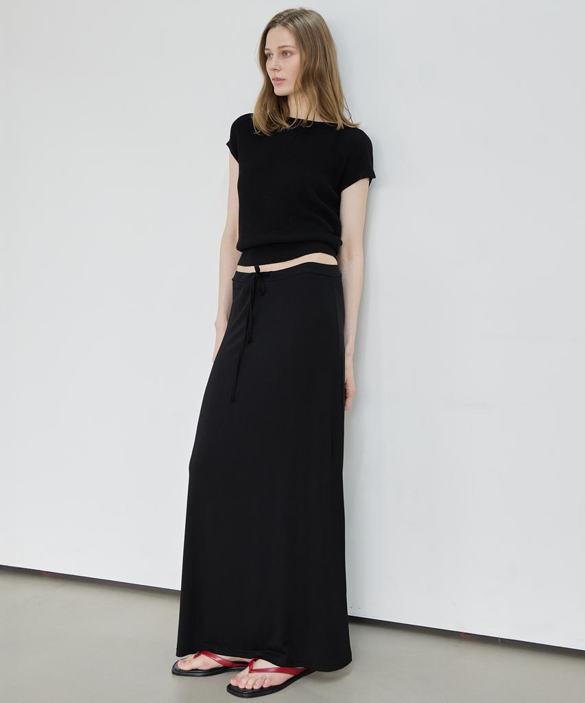Nutopeu Comfort Long Skirt_Black