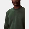 Calvin Klein Vintage Embroidered Letter Soft Comfortable Ribbed Knit Crew Neck Long Sleeve Sweatshirt Men sweatshirt 40QM430-LLG