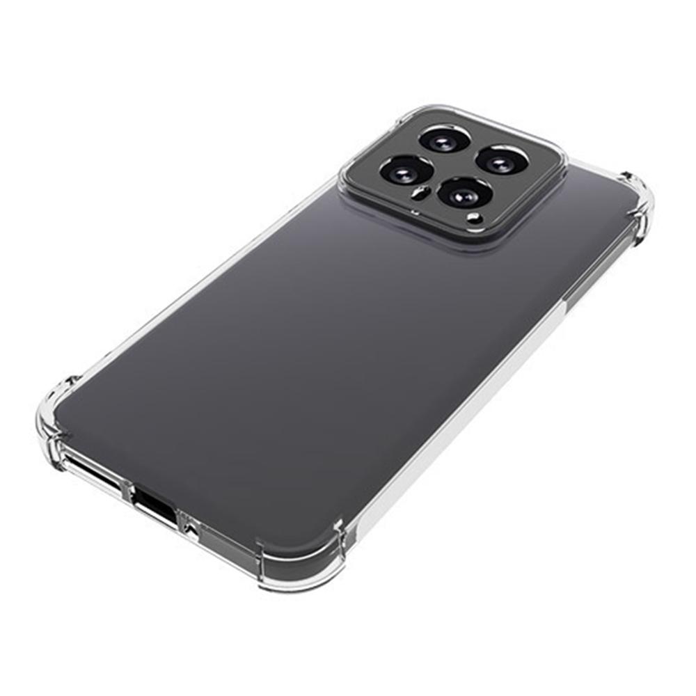 WANLONFENG WL Series for Xiaomi 14 TPU Case 2.0mm Phone Cover with Tempered Glass Film
