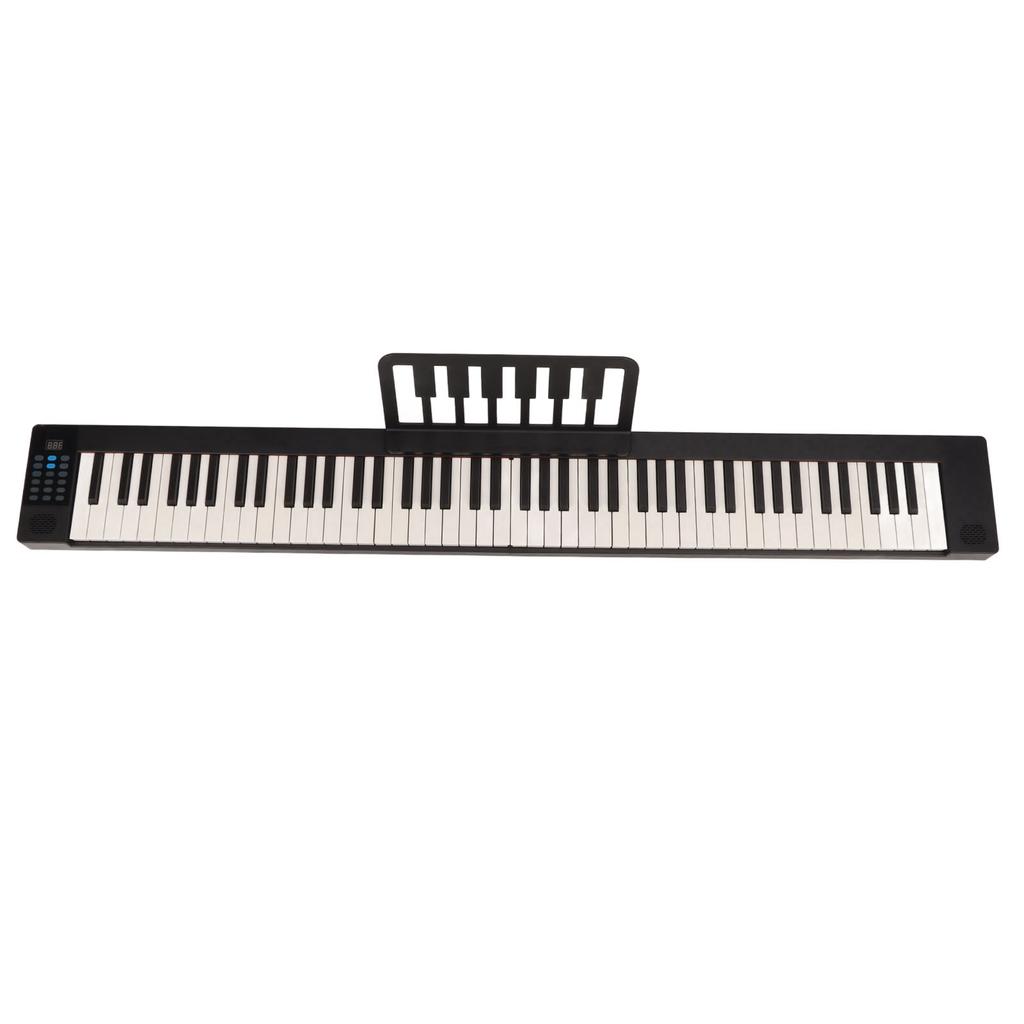 Folding Piano 88 Keys Full Size Keyboard Built In Speaker Portable Bluetooth Electric Piano with