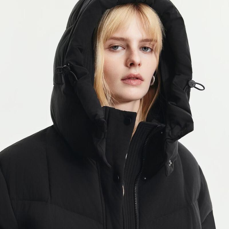 Only Women's Hooded Mid-Length Down Jacket