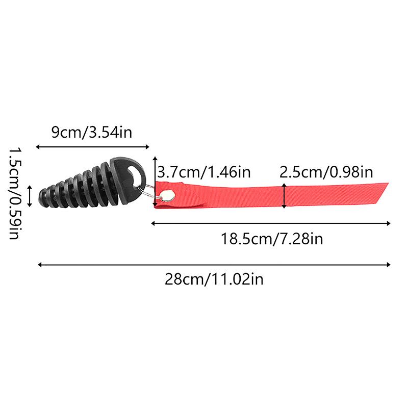 Exhaust Pipe Stopper Blow-Down Silencer Plug Exhaust Muffler Waterproof Wash Plug Silicone Off-Road Motorcycle Keychain