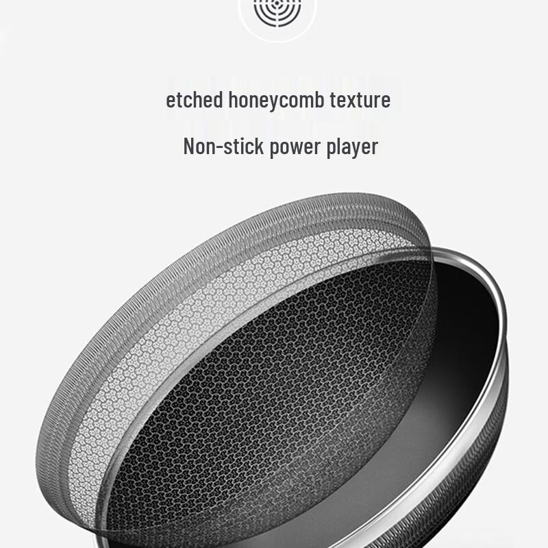 

Kombach 32cm 316L Stainless Steel Honeycomb Wok