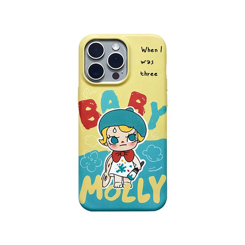 Новая коллекция POP MART Когда мне было три года BABY MOLLY Товары, основанные на трендах iPhone PPMT-2404-0092