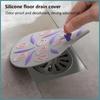 Sink Mat 1 Pcs Floor Drain Deodorant Anti-insect Anti Odor Water Stopper Floor Drain Cover Pad for Toilet Shower Sewer