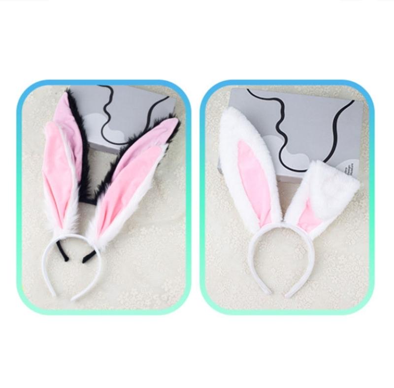 Rabbit Cosplay Props Headband Cute Costume Accessories Party Dressing Supplies Fancy Easter Cosplay Animal Costume Set