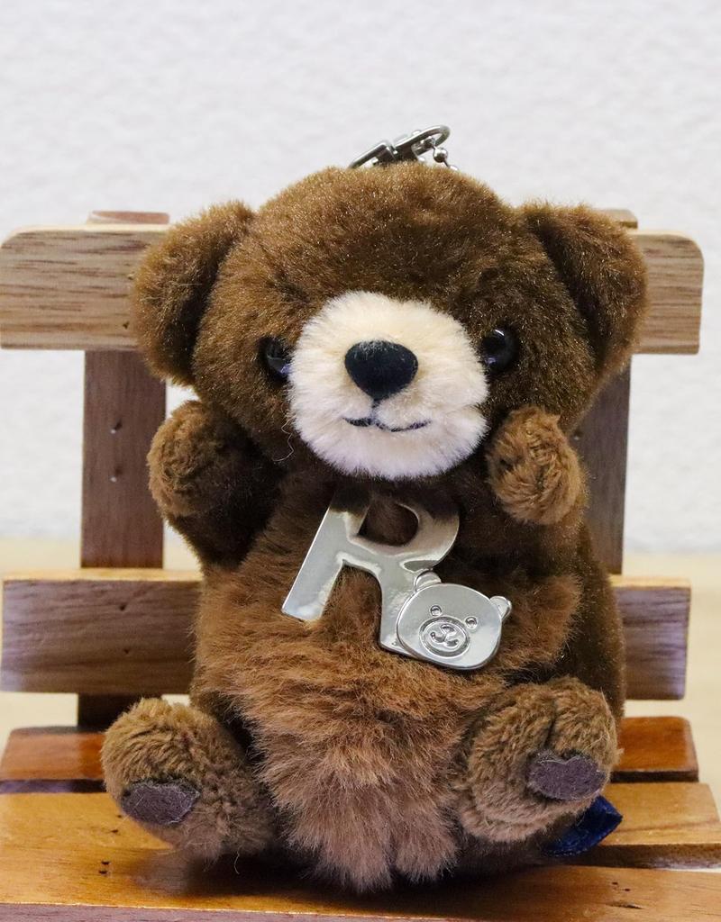 [Ausziehen] Braunbär Plüschband Initial Charm [R] Angel's Prank Serie