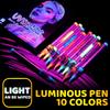 1PACK luminous body painting pen face color washable face graffiti makeup pen festival party atmosphere luminous pen