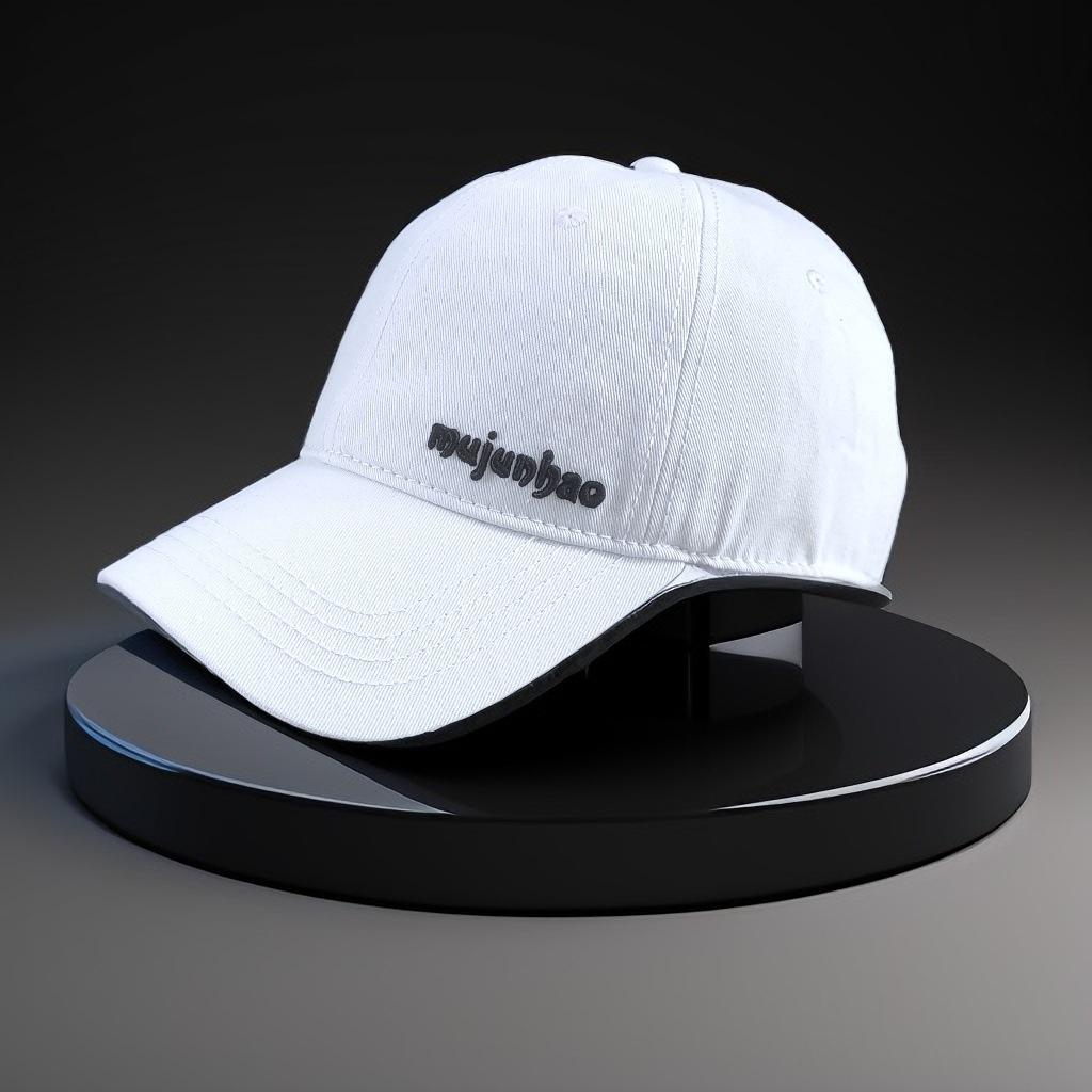 

Summer New Big Size 64cm Embroidery Baseball Cap for Men Women Extended Brim Sunshade Sun Hat Outdoors Tourism Duck Tongue Hat 60-64cm белый