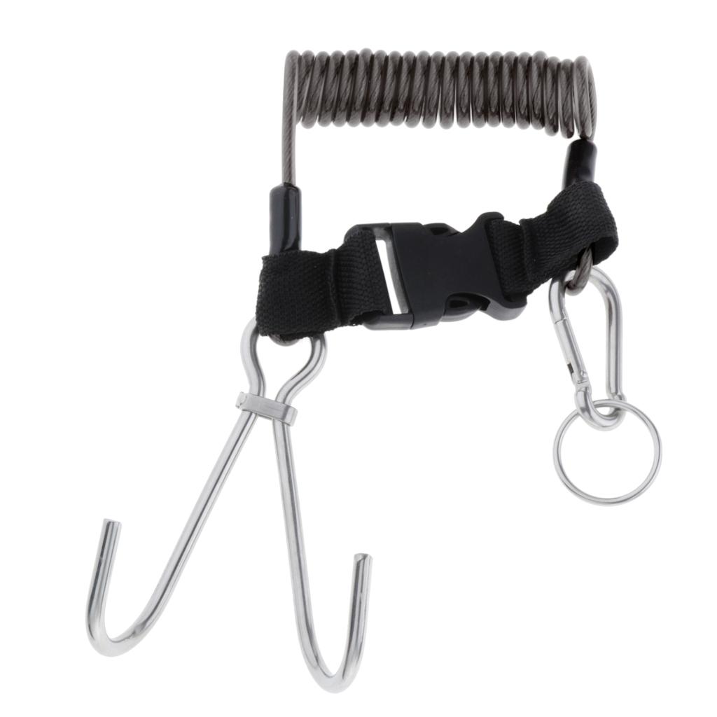 

Diving Hook Spring Lanyard Cave Dive Snorkeling Reels