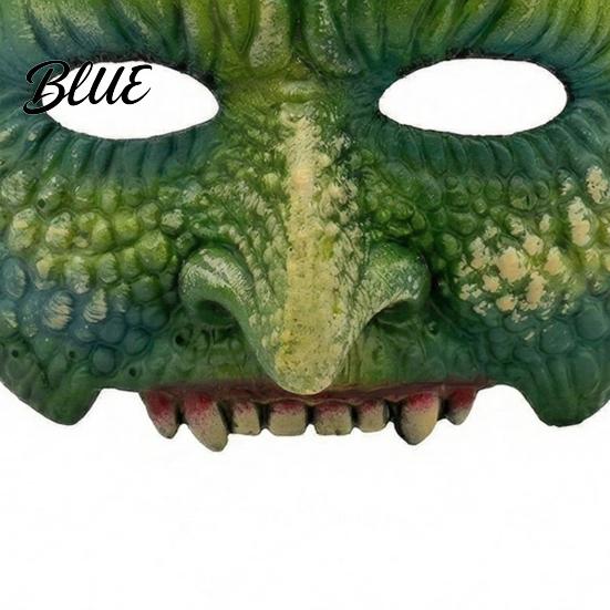 Masque Facial Animal Non Suffocant Halloween Masque Lézard Vert Masque Demi-Visage Texturé Réaliste, Mousse PU Accessoire de Costume Durable pour Fêtes Et Cosplay