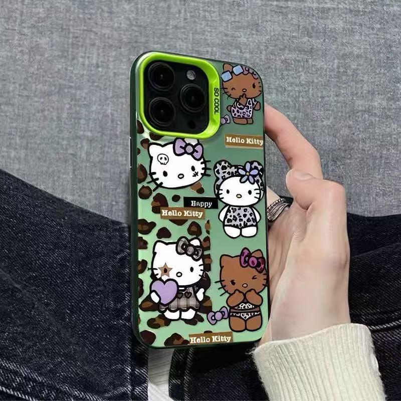 

Leopard Print Hello Kitty Case for Apple iPhone 15/16 Pro Max/14 Pro - Hot Seller iPhone X/XS