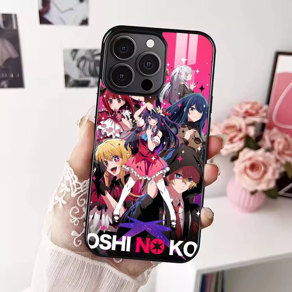 O-Oshi Anime no ko Phone Case For iPhone 17,16,15,14,13,12,Plus,Pro,Max for Magsafe Magnetic Wireless Charging
