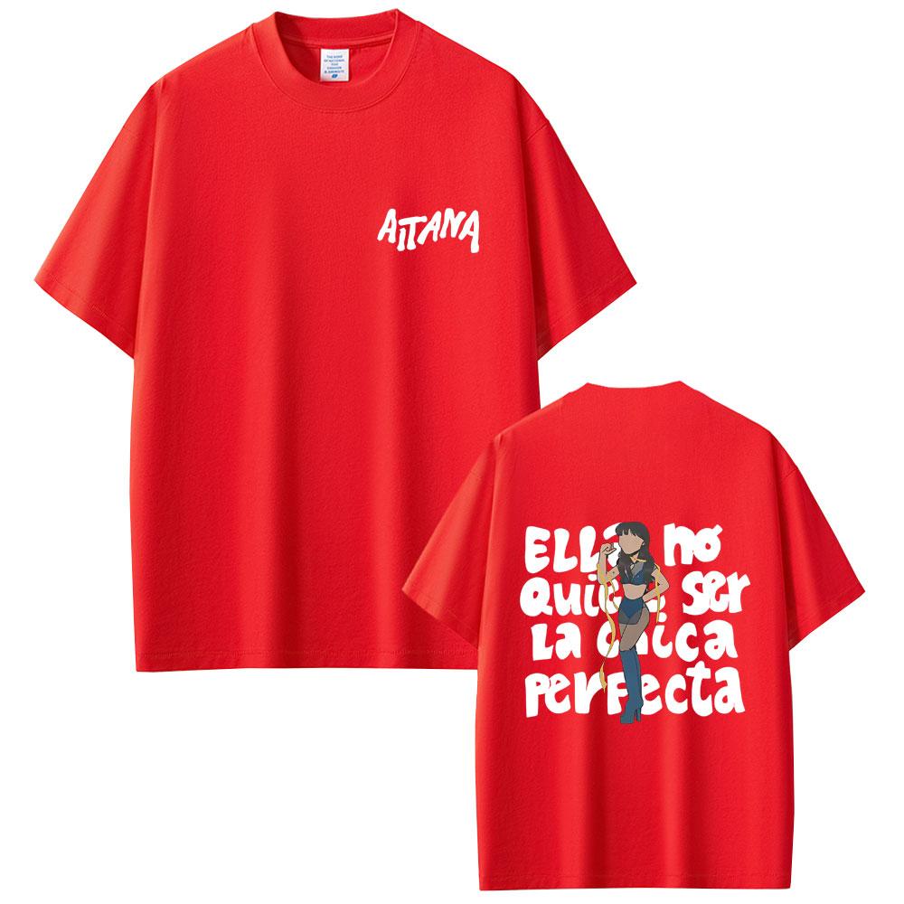 

Singer Aitana Graphic Tshirt CUARTO AZUL Print T Shirts Men Women Fashion Pop Music Streetwear Male Vintage Tshirt Fans Gift S