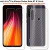 Для Xiaomi Redmi Note 8T 1 Set = Ультра тонкая задняя мягкая наклейка из углеродного волокна + прозрачная передняя защита экрана премиум-класса