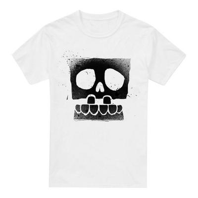 SpongeBob SquarePants Mens Skull Spray T-Shirt