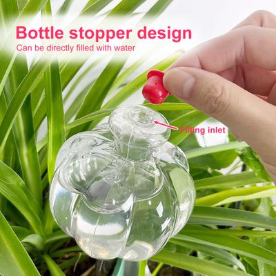 Bulbi Autoirriganti Riempimento dall'Alto Zucca Globi per Irrigazione con Tappo Inserto per Fioriera Picchetti per Irrigazione Automatica per Piante da Interno ed Esterno
