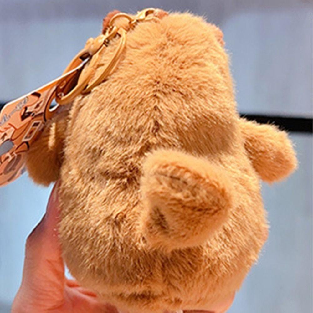 Wag Tail Bag Hanging Pendant Stuffed Fluffy Car Key Ring  Schoolbag Decorations