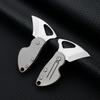Keychain Pendant Mini Folding Cutter High Hardness Rust-resistant Portable Sharp Cutter Titanium Alloy Multi-purpose
