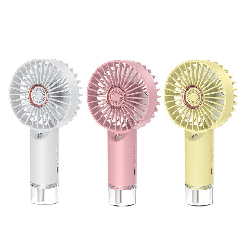 2025 Portable USB Rechargeable Handheld Spray Fan: Hydrating, Moisturizing, and High-Performance Mini Fan
