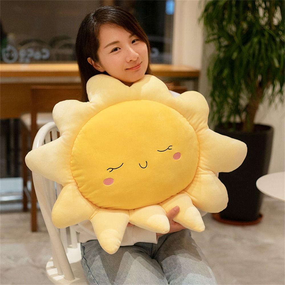 Room Decorative Home Decor Cloud Sun Kids Toys Plush Toy Stuffed Toy Plush Cushion Plush Pillow