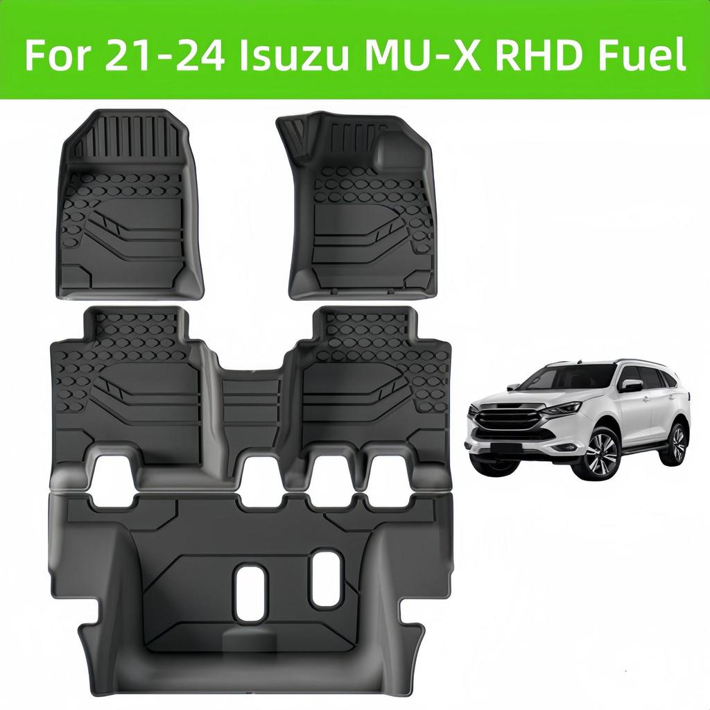 2021-2024 Isuzu MU-X RHD 3D TPE Floor & Trunk Mat