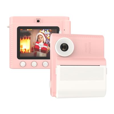 Dětský instantní fotoaparát Digitální fotoaparát pro děti 1080P Digitální videokamera Duální objektiv 2,8palcový IPS