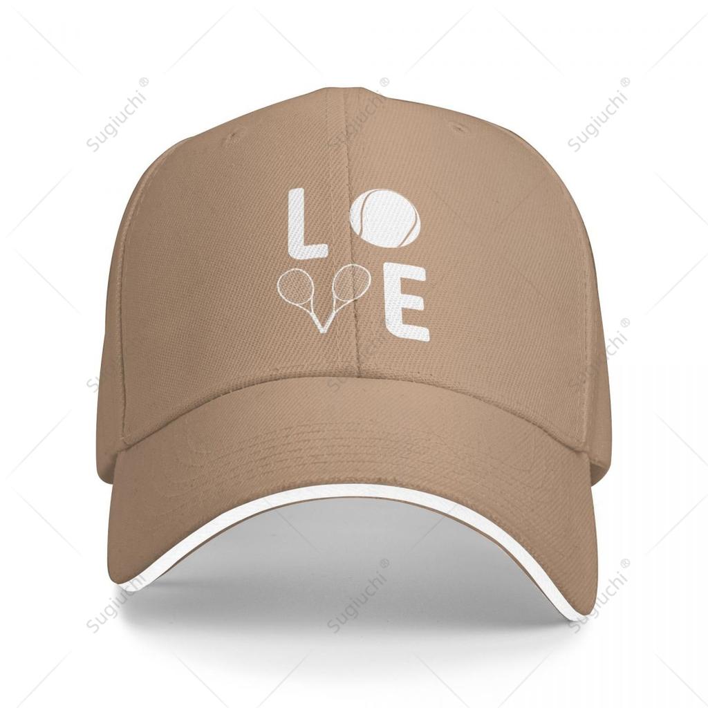 Multifunction Love Tennis Ball Racket Player Game Enthusiast Team Outfit Sandwich Baseball Cap Unisex Sports Caps Golf Hat Fishing