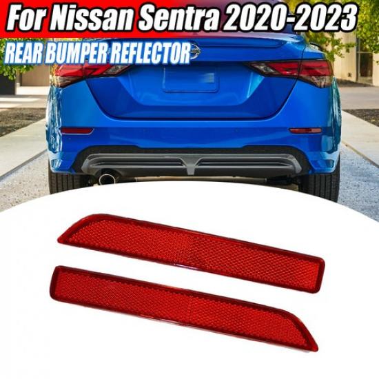 For Nissan Sentra Murano 2020 2021 2022 1Pair Rear Side Bumper Reflector Lights