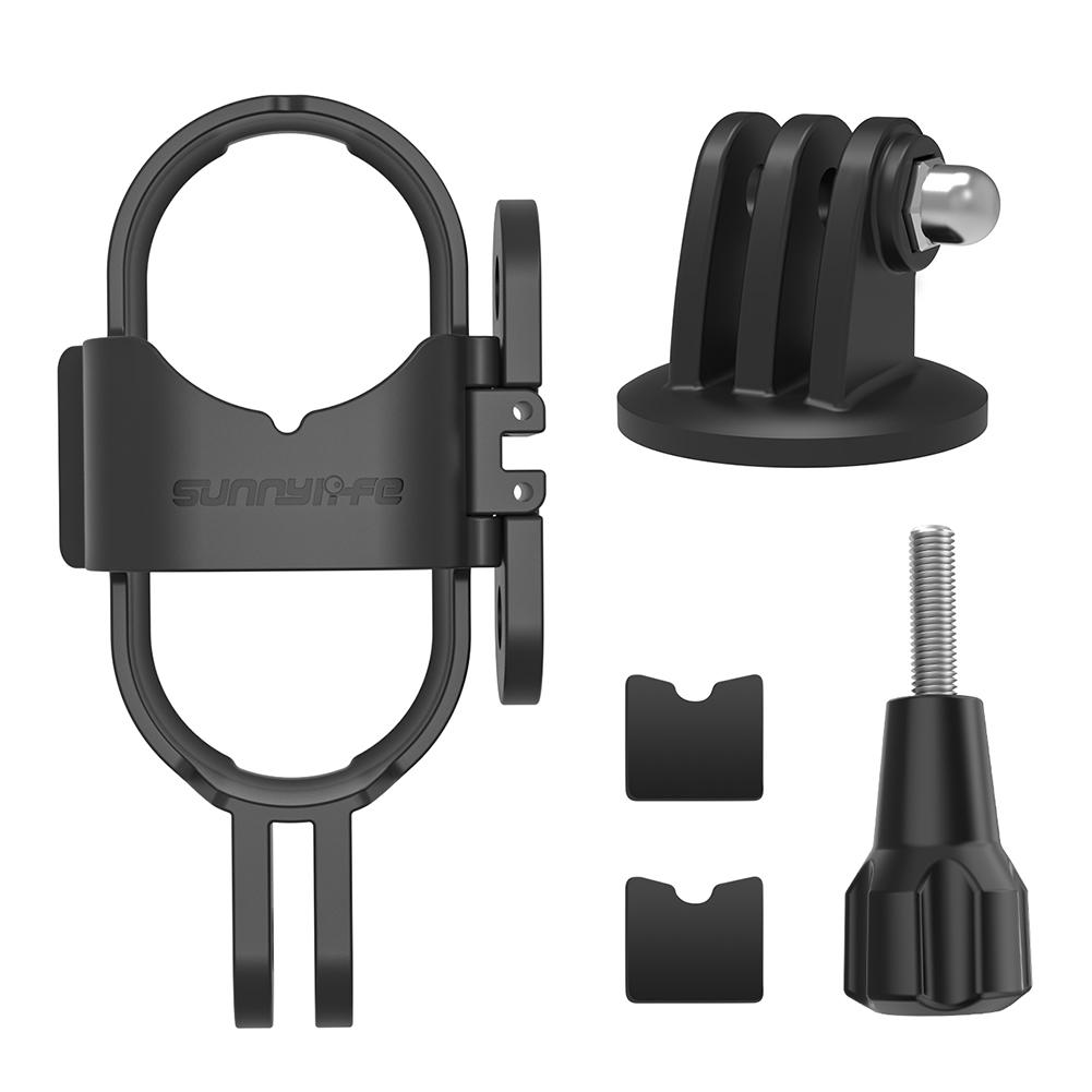 

For Insta360 GO 3S Border Collapsible Vertical & Horizontal Action Mount Set Horizontal Frame Protective Fixed Border Bracket чёрный