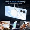 Capa Híbrida Forte Magnética Magsafe Para Samsung Galaxy S25 Edge Ultra Plus Capa Traseira Rígida à Prova de Choque Em S25Edge S25ultra S 25 +