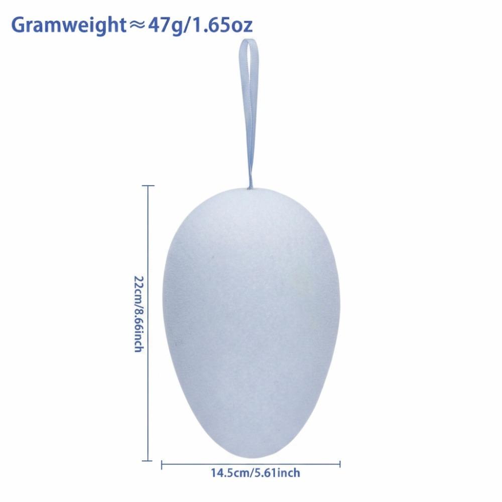Wielkanocna Ozdoba Jajko z Flokiem Kolorowy Flok Rękodzieło Ręcznie Robione Wystawa Rękodzieła