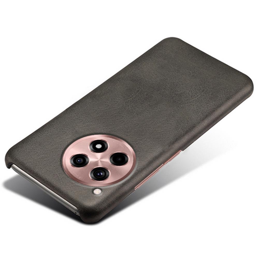 

For OnePlus Ace 3 5G/12R 5G Phone Case PU Leather+PC Phone Back Cover Black