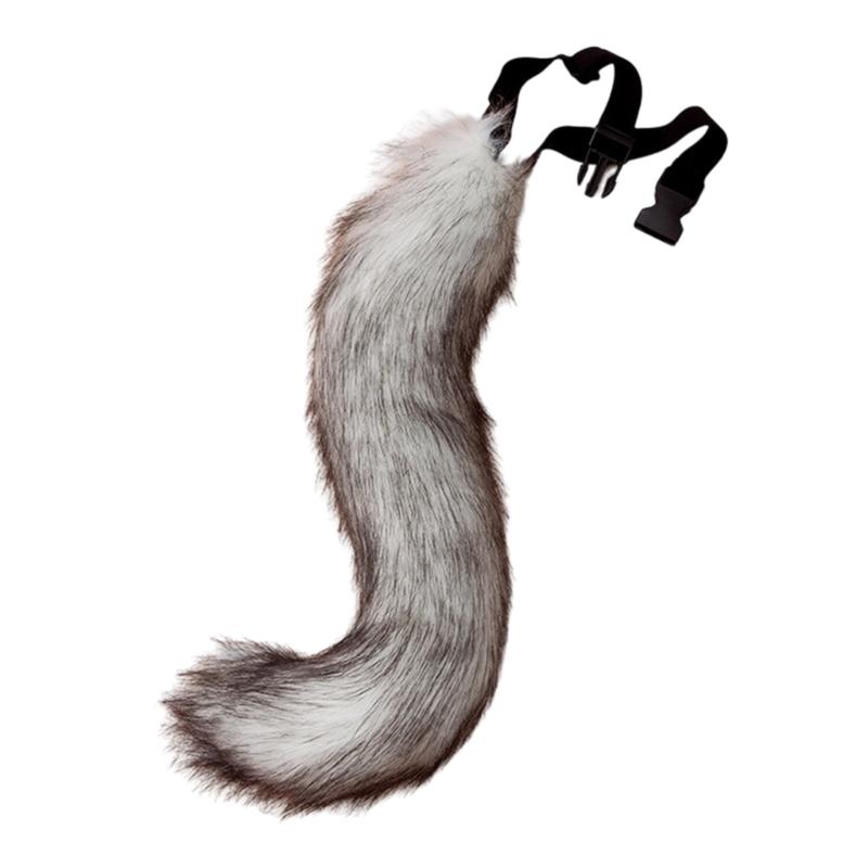 Realistic Faux Foxes Tail Charm Comfortable Faux Foxes Tail Ornament for Adding Styles to Any Ensembles