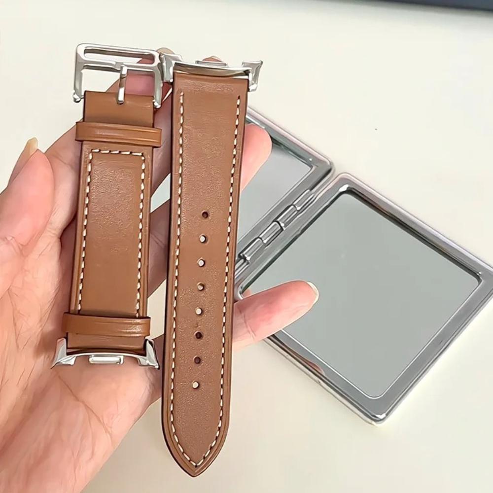 Leather Watch Strap For Samsung Galaxy Watch 8 Classic 46mm 44mm 40mm Strap Galaxy Ultra 2024/2025 Wrist Belt Correa Bracelet Galaxy Watch Accessories