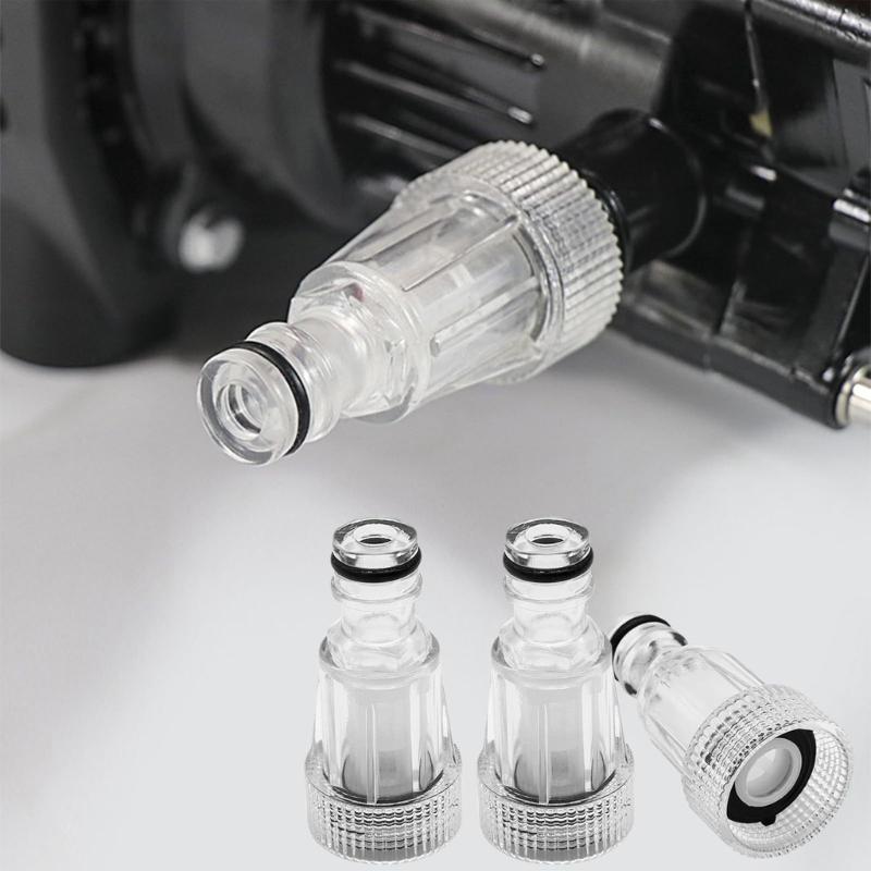 High Pressure Washer Inlet Connector Kit Including Filter Replacement Part for Hassle Release Setups and Longevity