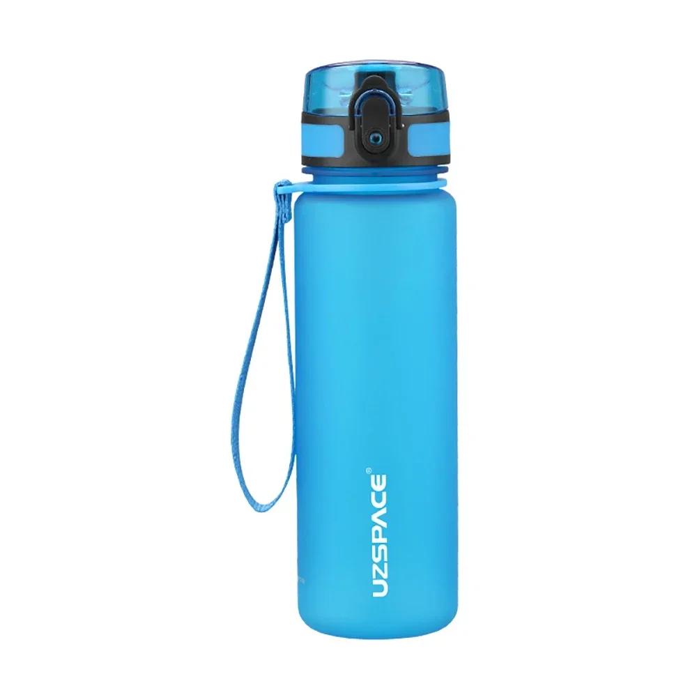 Het Försäljning 500/1000ML Sport Vattenflaska Shaker Utomhus Resa Bärbar Läckagesäker Drickflaska Tritan Plast Drickflaska BPA-fri
