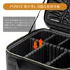 ROWNYEON Professional Makeup Large Adjustable Cosmetic Makeup Cosmetic Great S 26 x 23 x 9 cm Box, Capacity, Dividers, Waterproof, Box, Pouch,