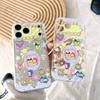 Cartoon Role T-Tamagotchi Dog Phone Case for iPhone 17 16 15 14 13 12 11 Pro Max Plus Air Mini 16E ProMax Transparent Case