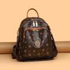 Schoolbag Backpack Women's 1011 New Fashion Korean Version Printing Student Simple Schoolbag Trendy Leisure Large Capacity Travel Backpack