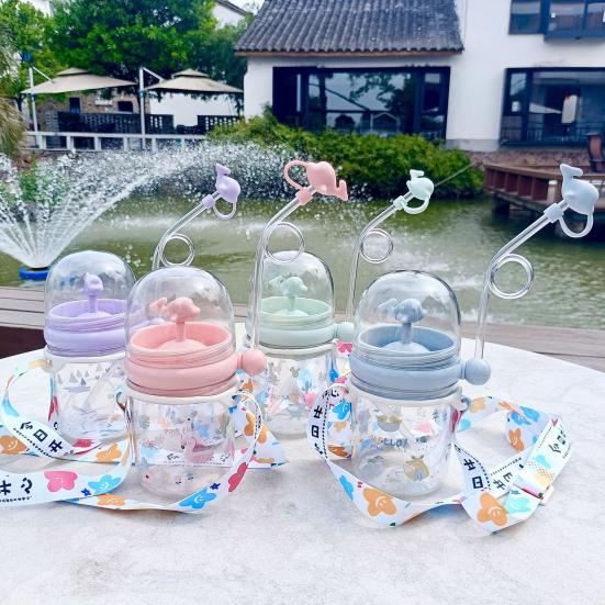 Φάλαινα Σπρέι Μπουκάλι Νερού Κύπελλο με Καλαμάκι 260ml Φιλικό προς τα Μωρά Κύπελλο Ποτού για Οικογενειακά Πάρτι Εξωτερικούς Χώρους Δώρο