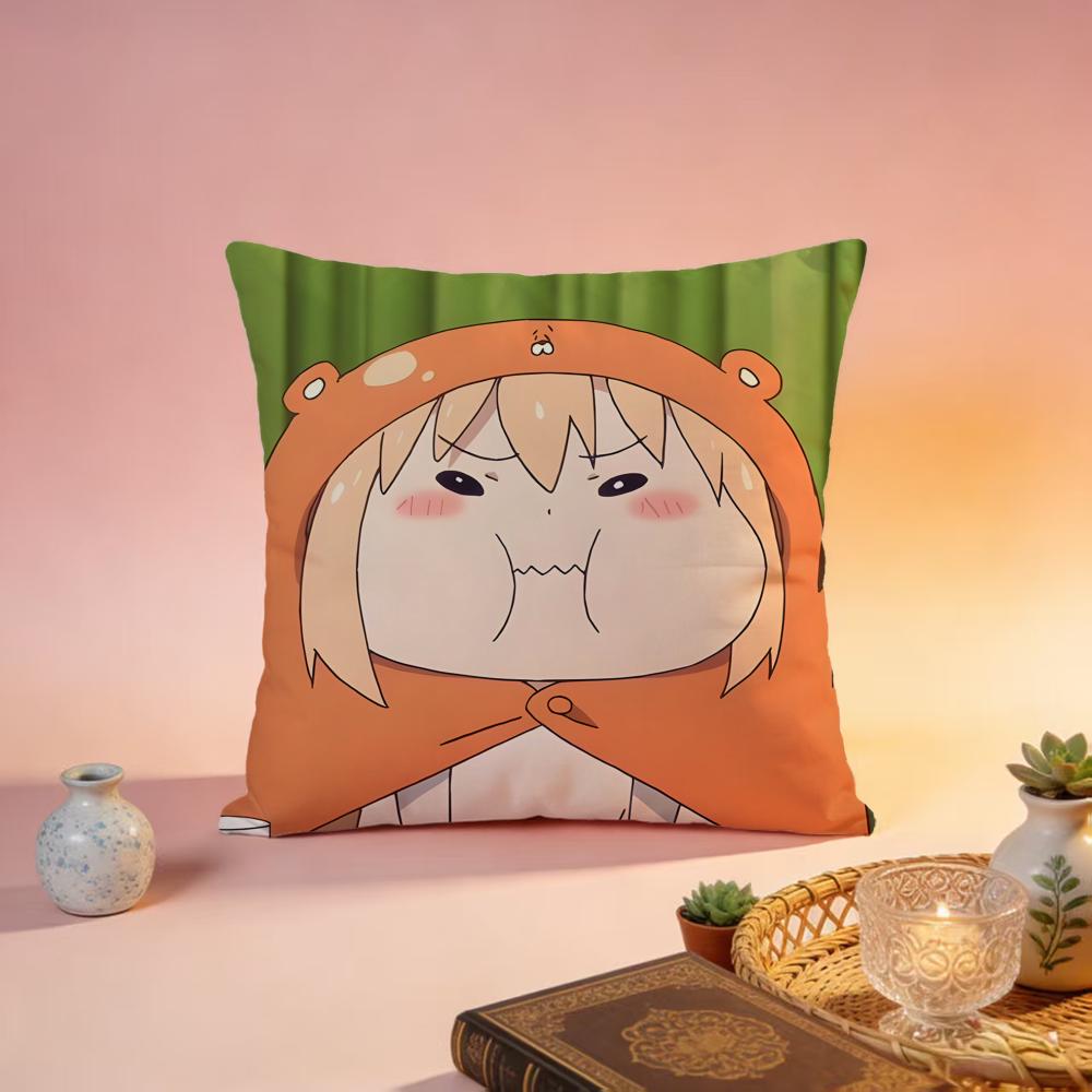Fashion HHimouto Umaruchaning Cushion Cover Premium SkinFriendly Pillow Case MultiPurpose for Home Office Travel
