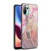 Japan pink sakura anime girl Black Case For Xiaomi Mi 11 Lite NE 11i 10T 11T Pro A2 A3 Lite POCO F3 M3 M4 C31 X3 Pro NFC GT